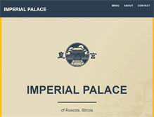 Tablet Screenshot of imperialpalaceroscoe.com
